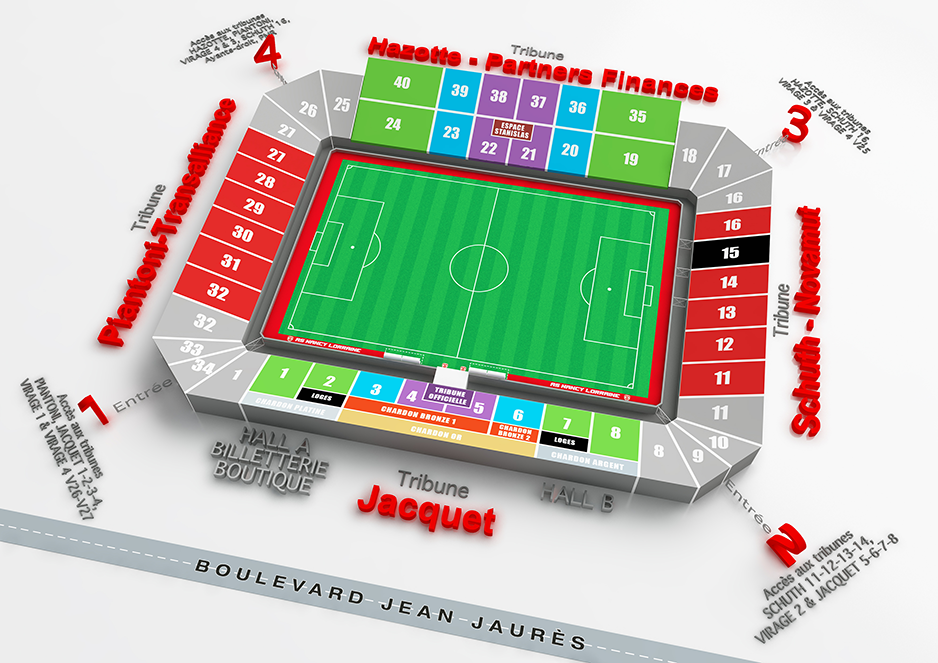 Plan Stade Marcel Picot